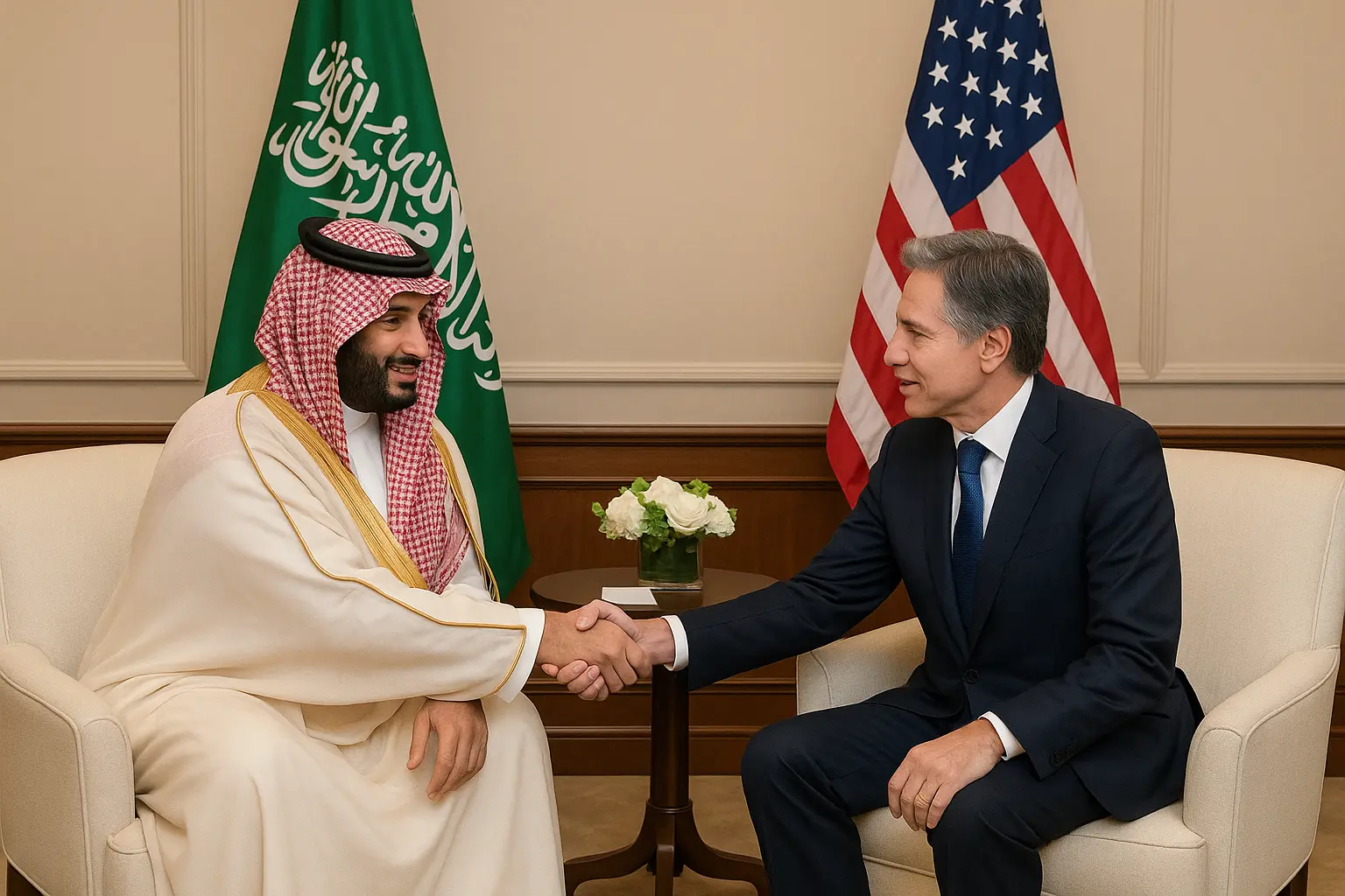 Report: Saudi Arabia Holding Defense Pact Talks with the United States Amid Growing Security Ties